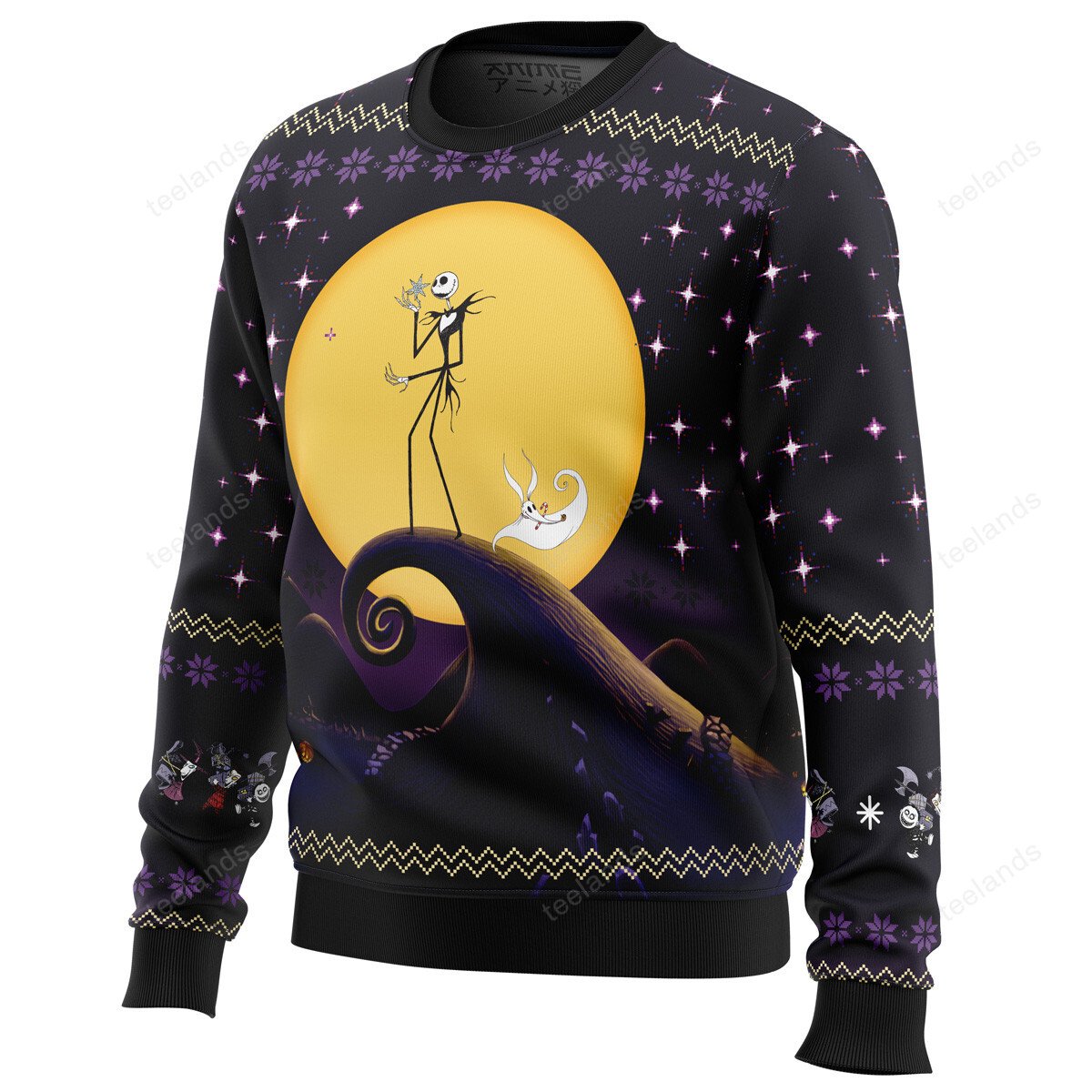 Jack skellington 3D Christmas Sweater - Holiday Gift product image 2