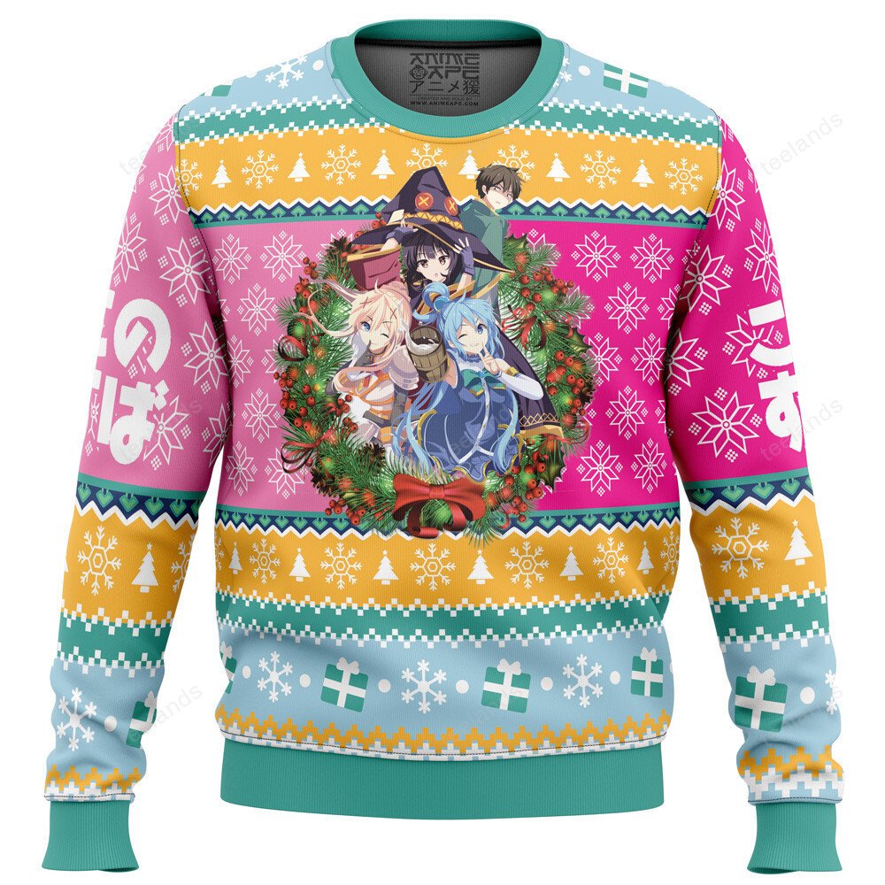 Konosuba 3D Christmas Sweater - Holiday Gift product image