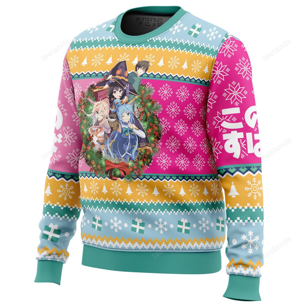 Konosuba 3D Christmas Sweater - Holiday Gift product image 2