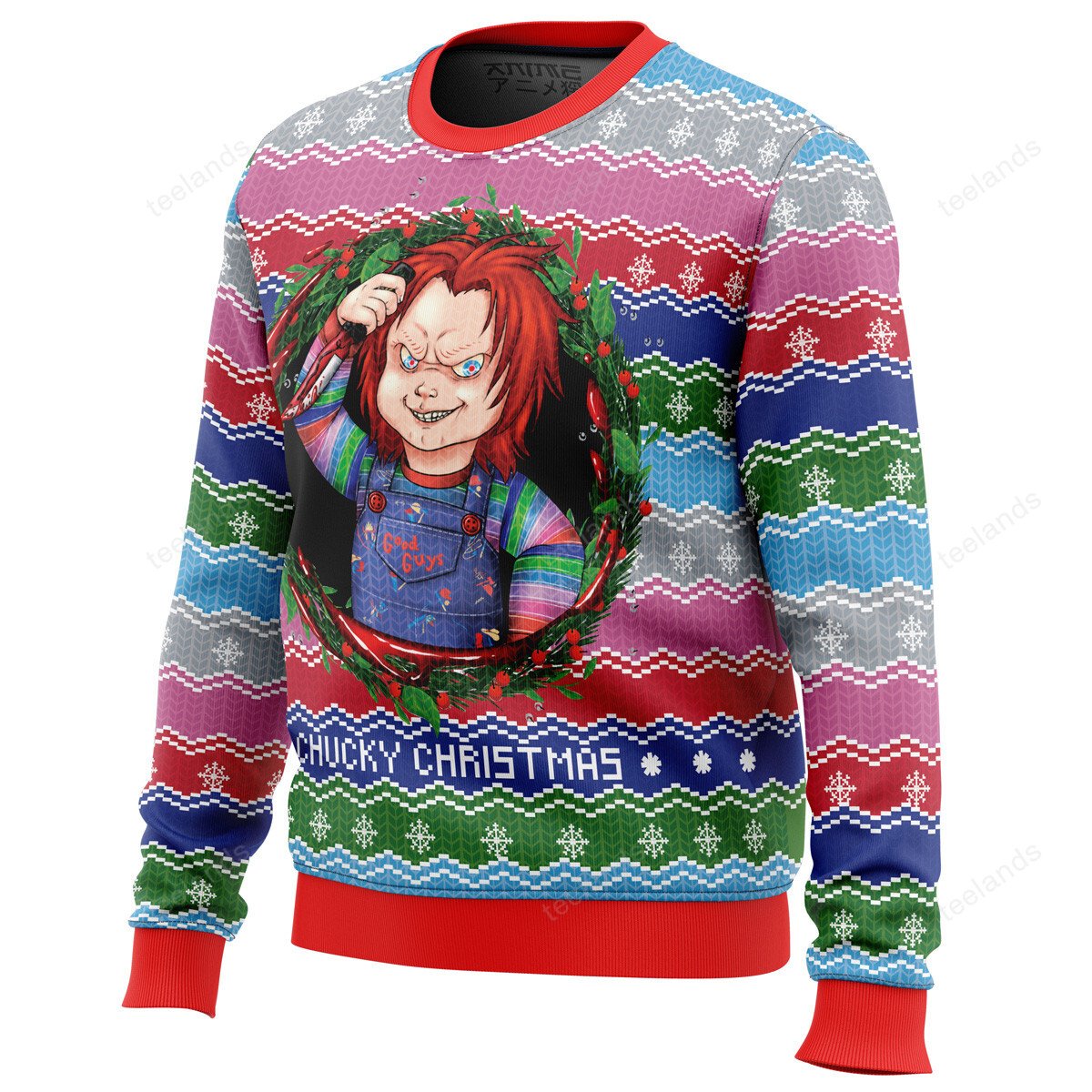 Chucky Christmas 3D Ugly Christmas Sweater - Holiday Gift product image 2