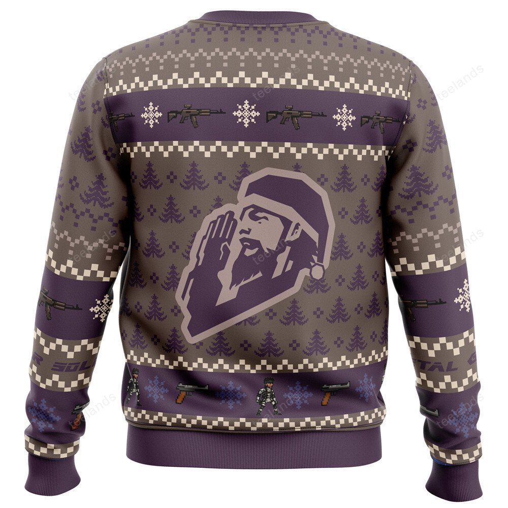 Metal gear solid 3D Christmas Sweater - Holiday Gift product image 4