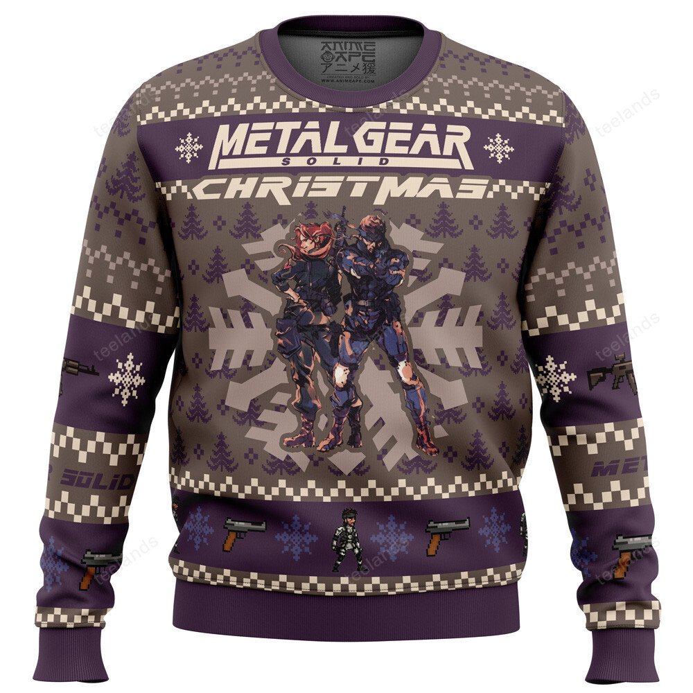 Metal gear solid 3D Christmas Sweater - Holiday Gift product image