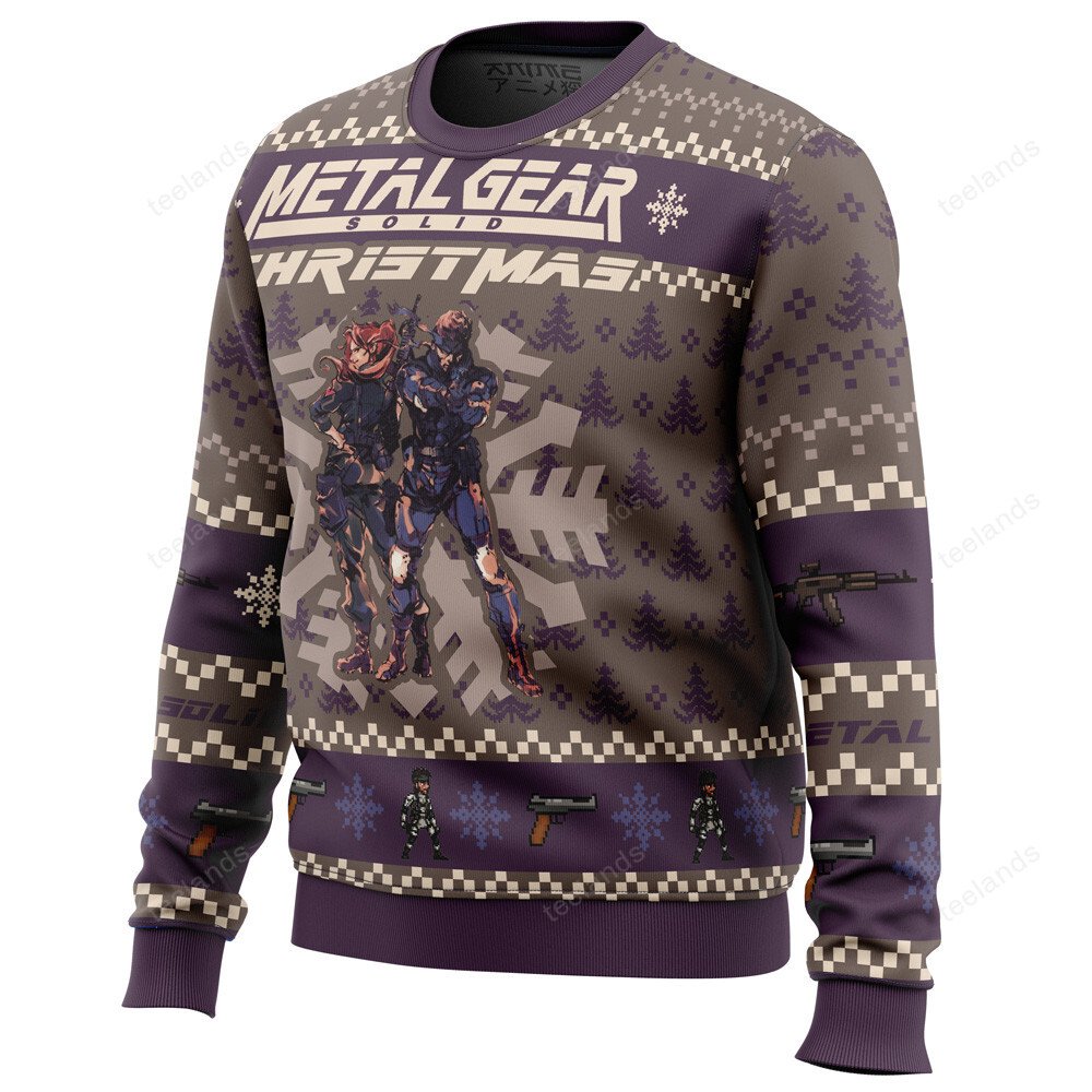 Metal gear solid 3D Christmas Sweater - Holiday Gift product image 2