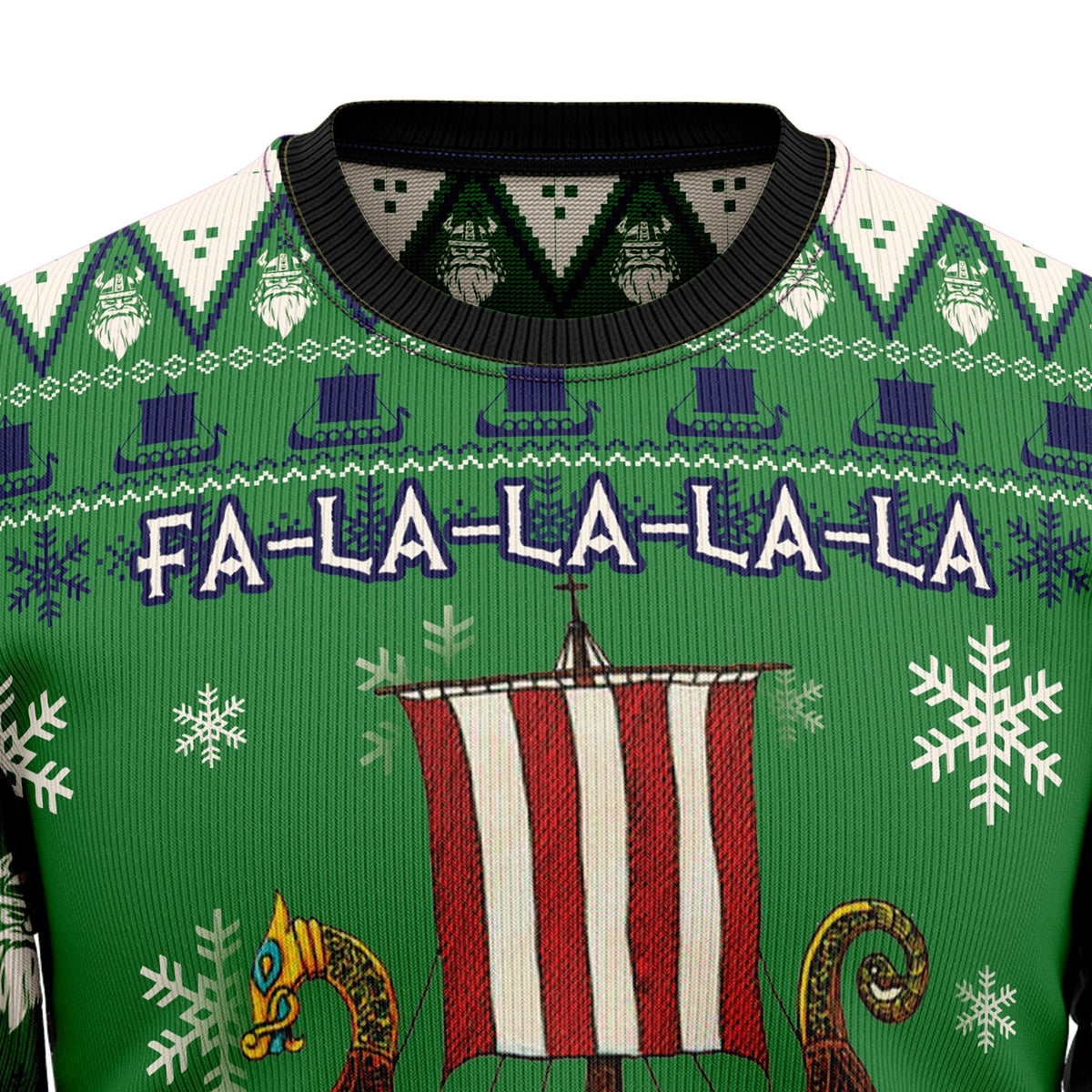 Falalalala valhallala 3D Christmas Sweater - Holiday Gift product image 2