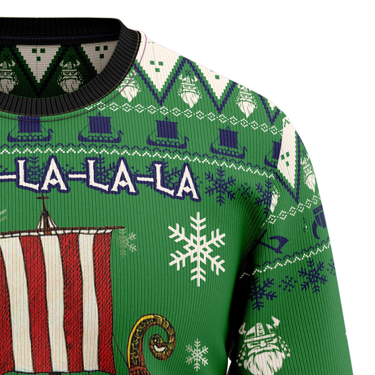 Falalalala valhallala 3D Christmas Sweater - Holiday Gift product image 3