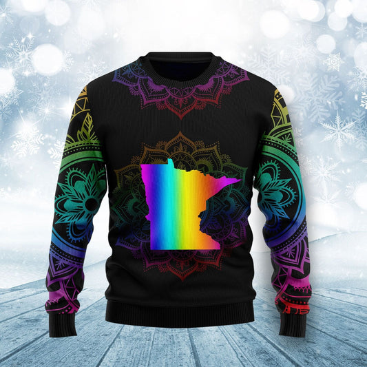 Awesome minnesota 3D Christmas Sweater - Holiday Gift product image