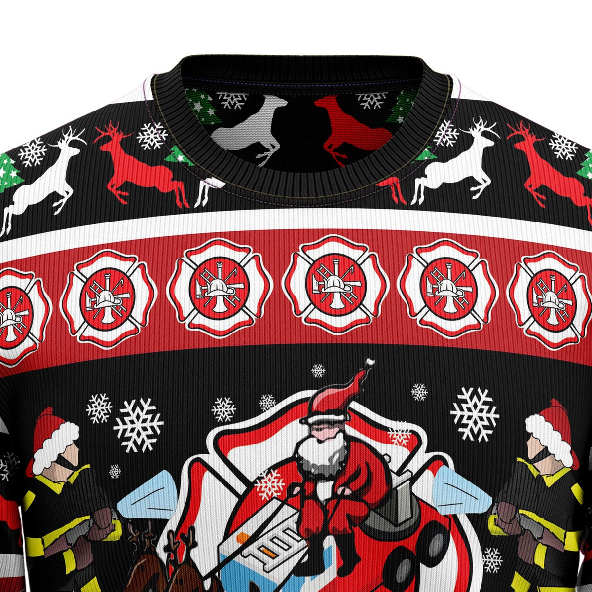 Fireman firefighter 3D Christmas Sweater - Holiday Gift product image 2