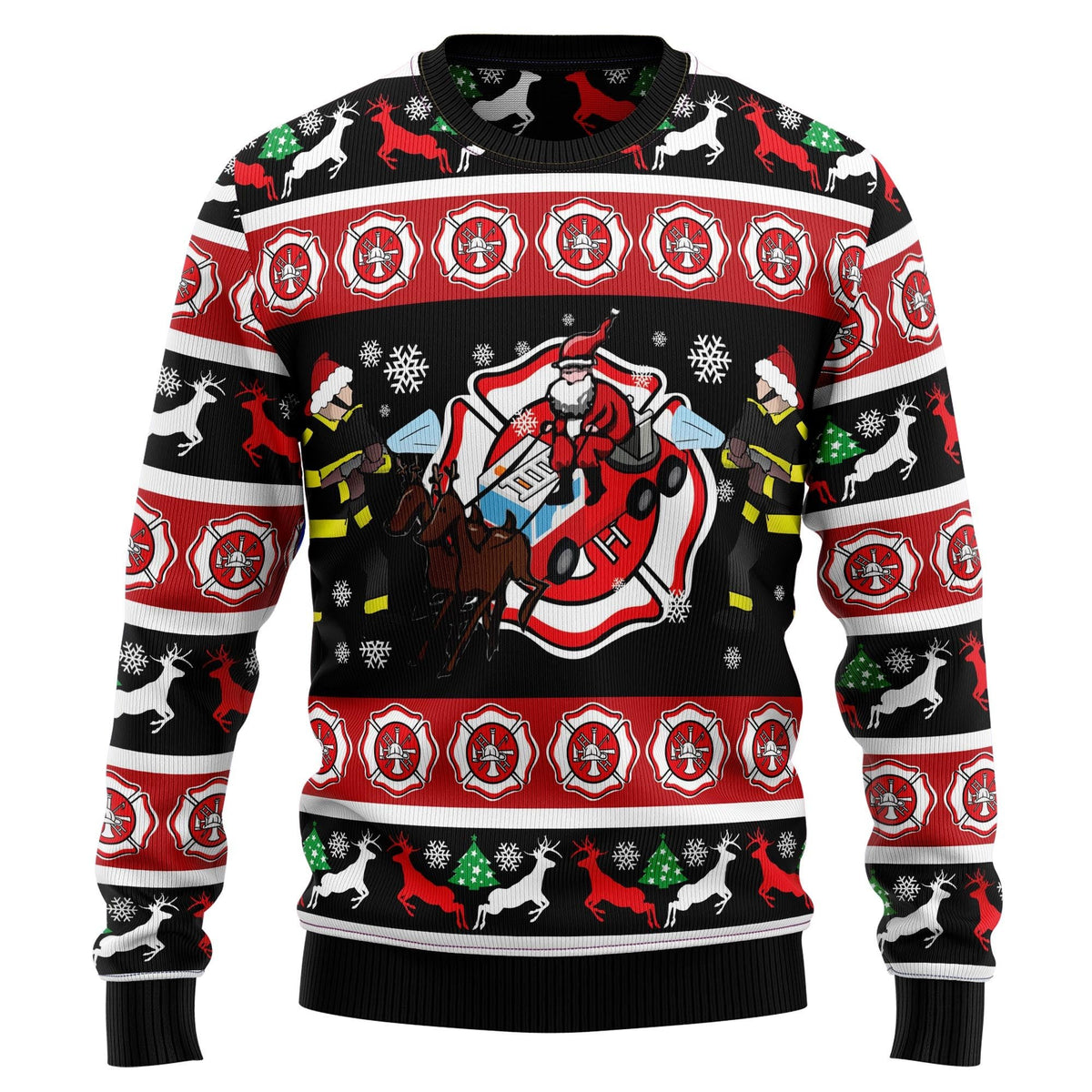Fireman firefighter 3D Christmas Sweater - Holiday Gift product image