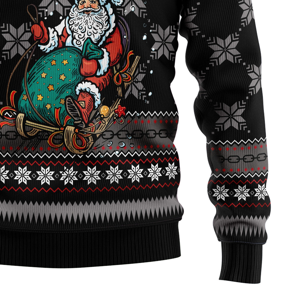 Santa sleigher 3D Christmas Sweater - Holiday Gift product image 4