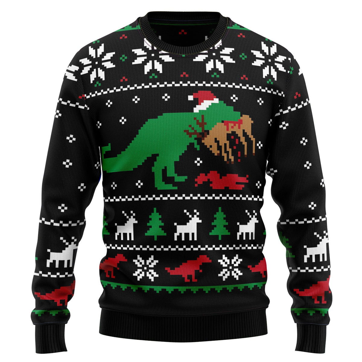T Rex 3D Christmas Sweater - Holiday Gift product image