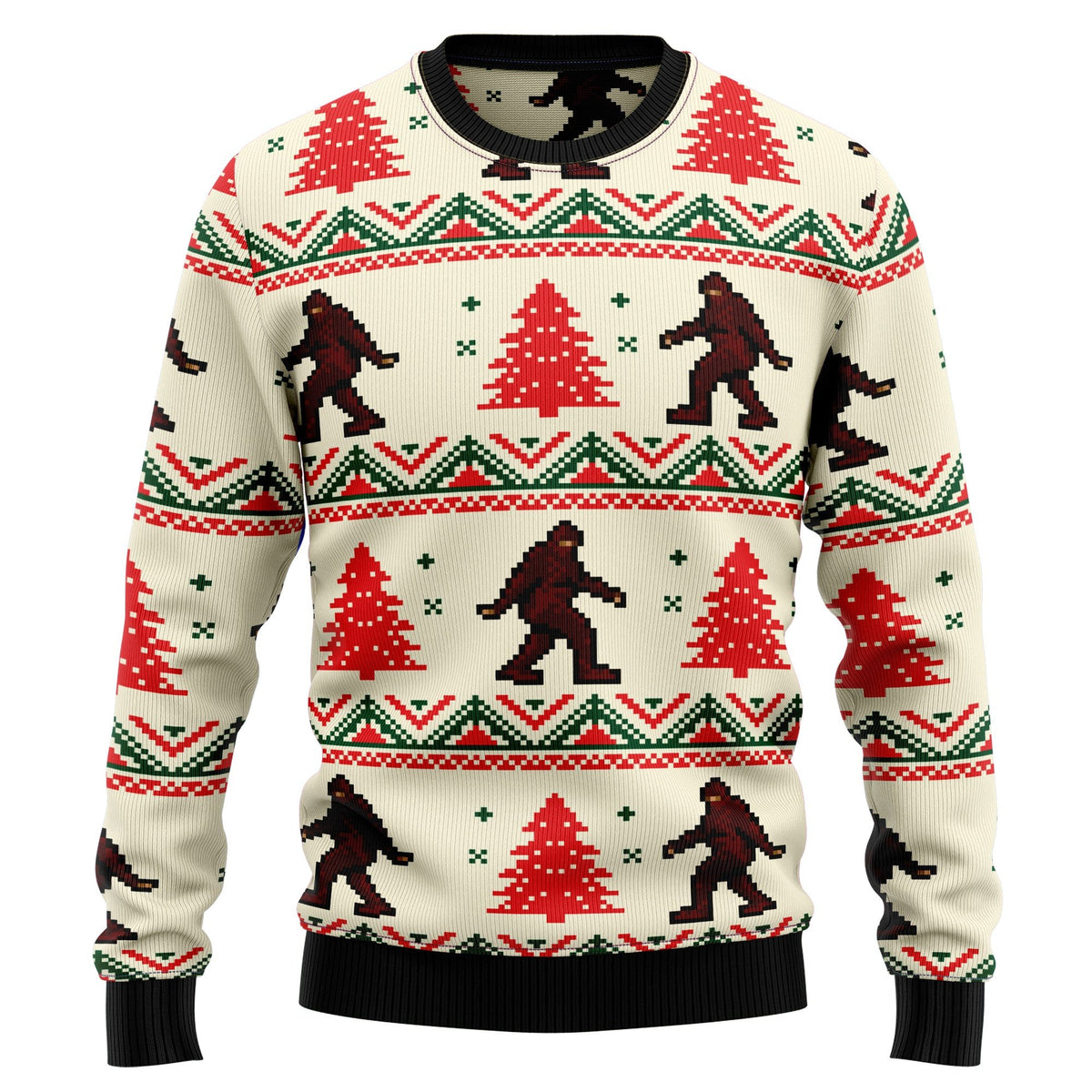 Bigfoot 3D Ugly Christmas Sweater - Holiday Gift product image