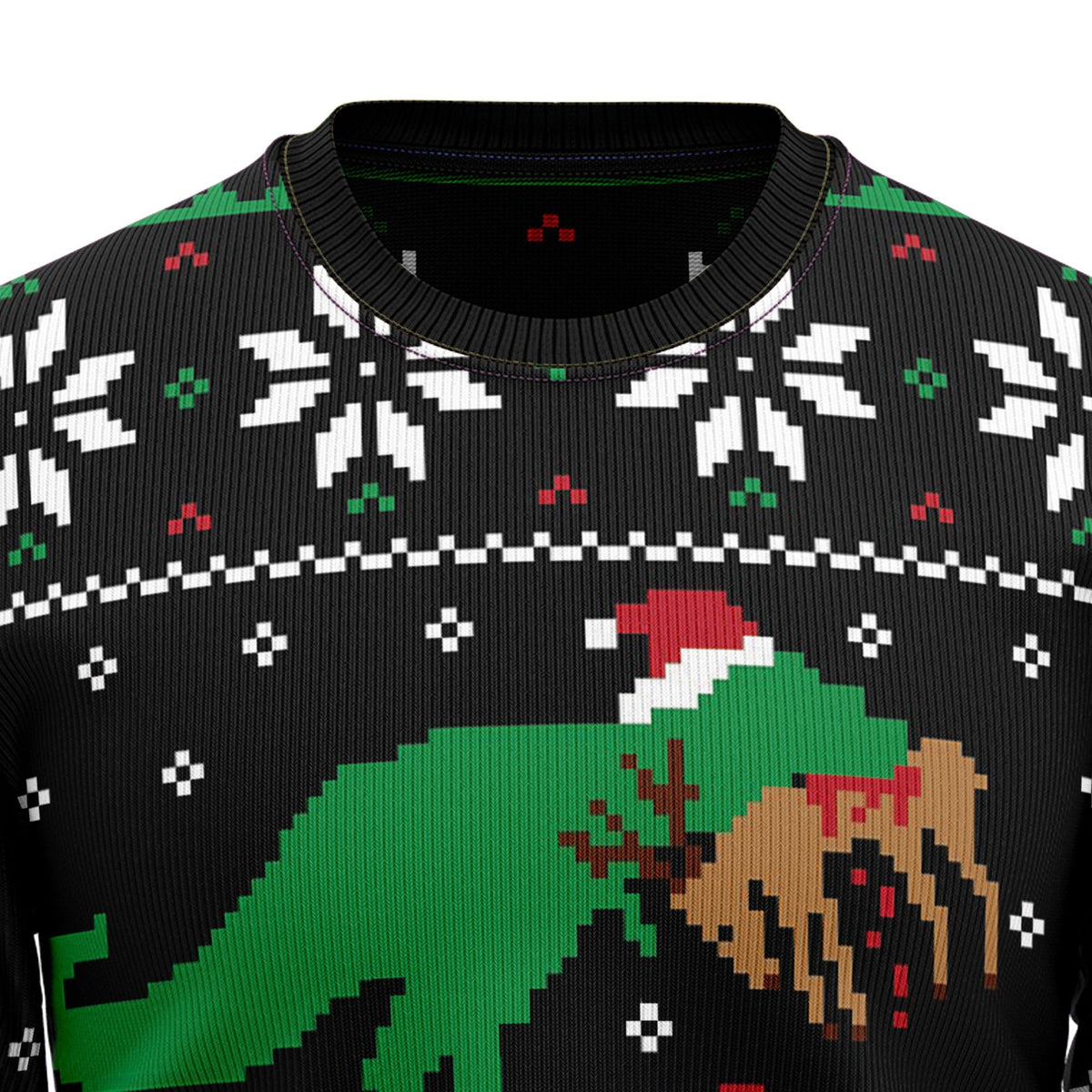 T Rex 3D Christmas Sweater - Holiday Gift product image 2
