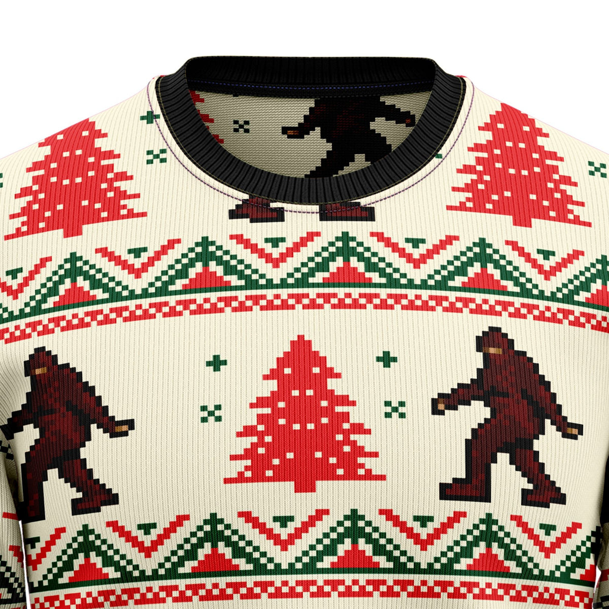 Bigfoot 3D Ugly Christmas Sweater - Holiday Gift product image 3