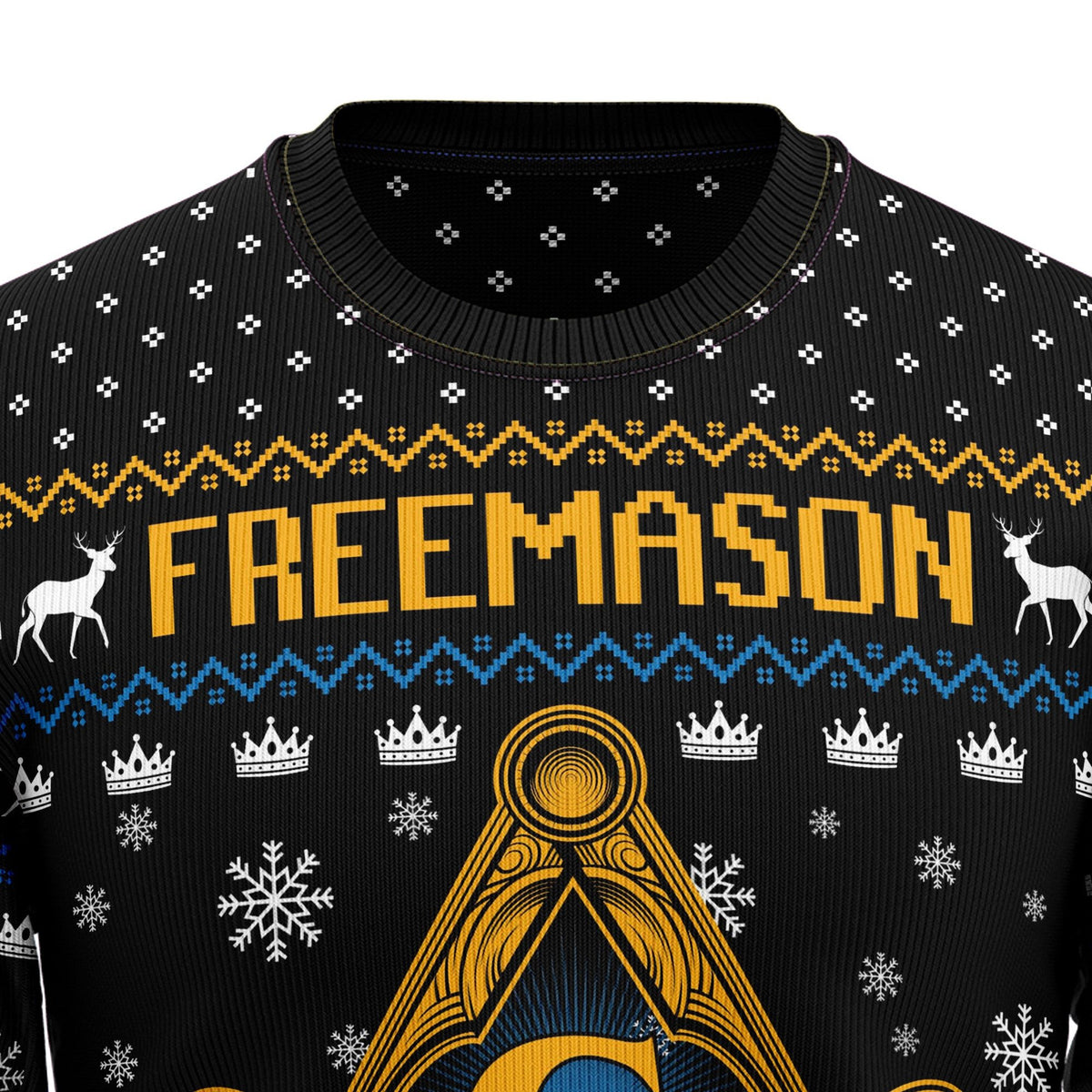 Freemason 3D Christmas Sweater - Holiday Gift product image 2