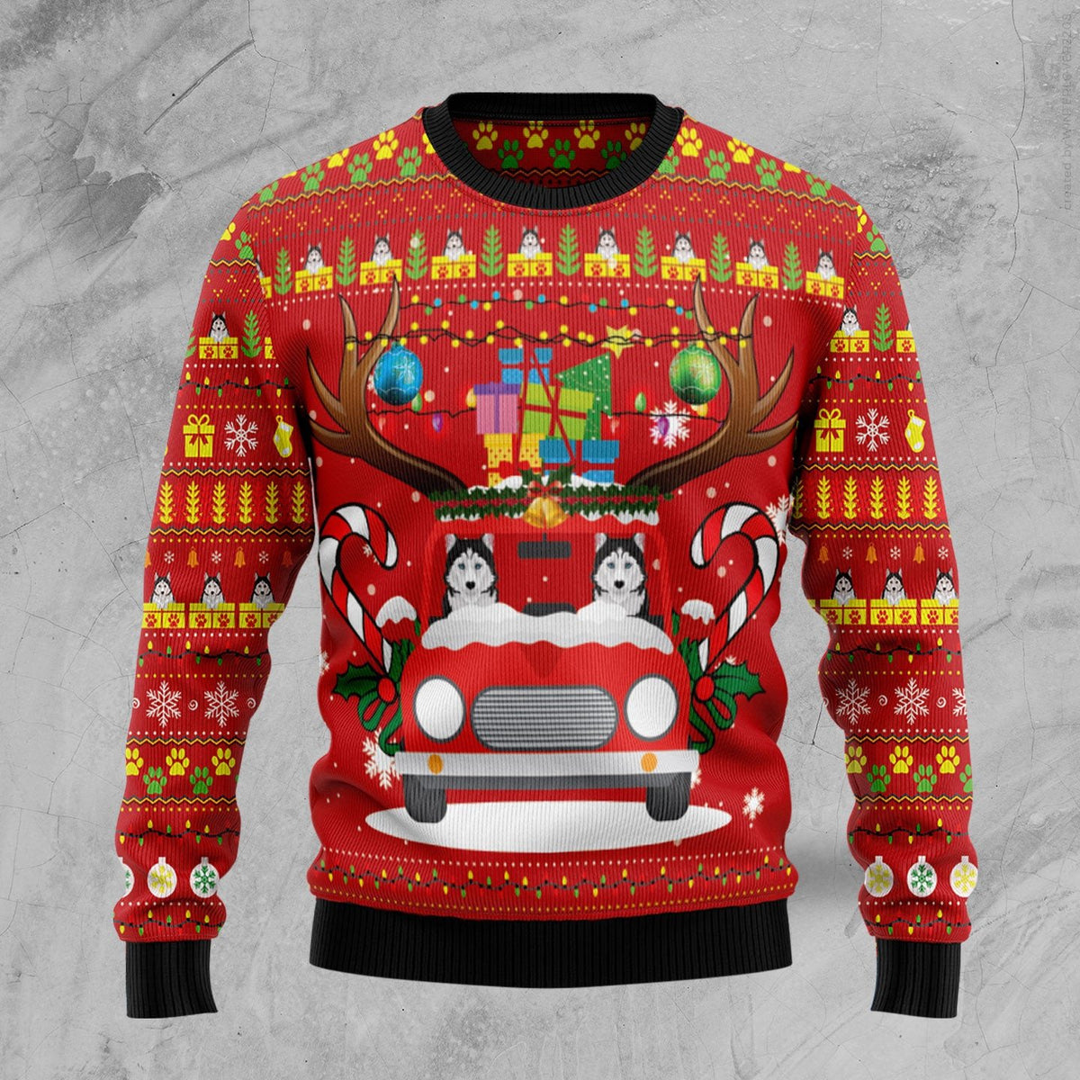 Purple butterfly 3D Christmas Sweater - Holiday Gift product image 5
