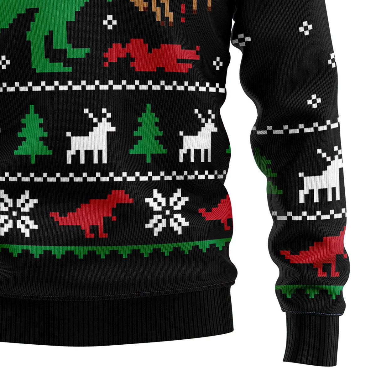 T Rex 3D Christmas Sweater - Holiday Gift product image 4