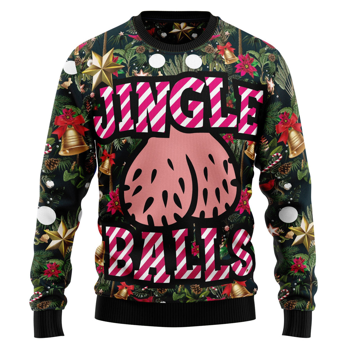 Jingle balls 3D Christmas Sweater - Holiday Gift product image