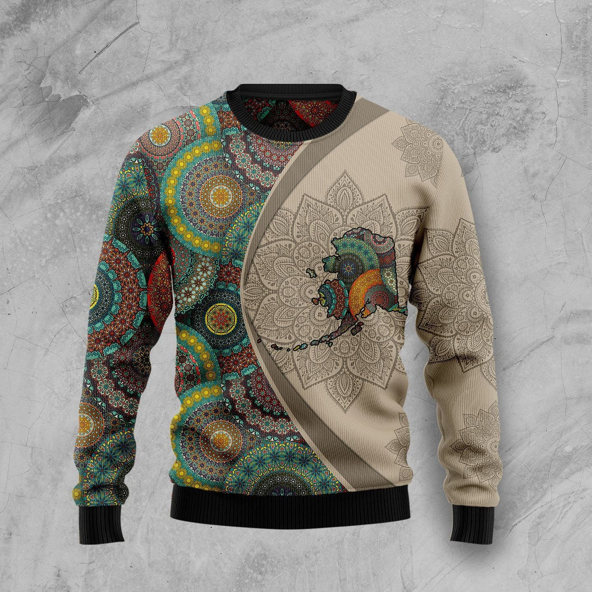 Santa beerd 3D Christmas Sweater - Holiday Gift product image 3
