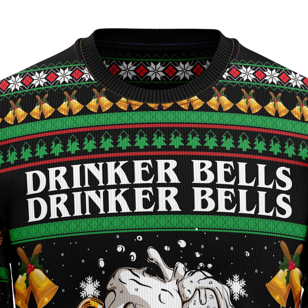 Drinker bell 3D Christmas Sweater - Holiday Gift product image 2