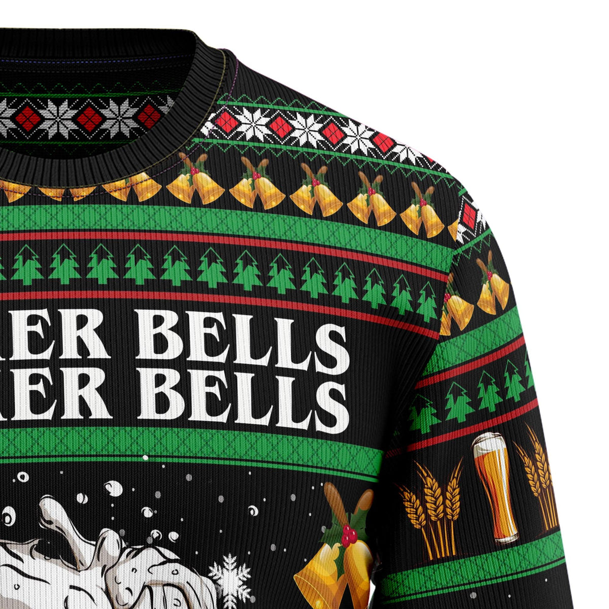 Drinker bell 3D Christmas Sweater - Holiday Gift product image 3