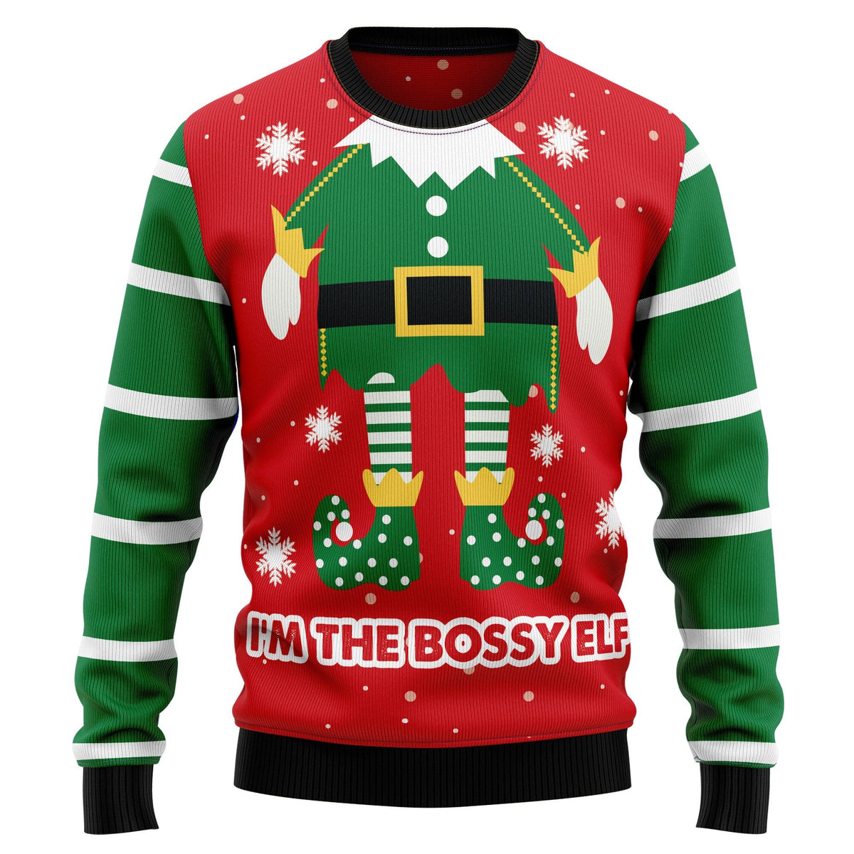 I’m the bossy elf 3D Christmas Sweater - Holiday Gift product image