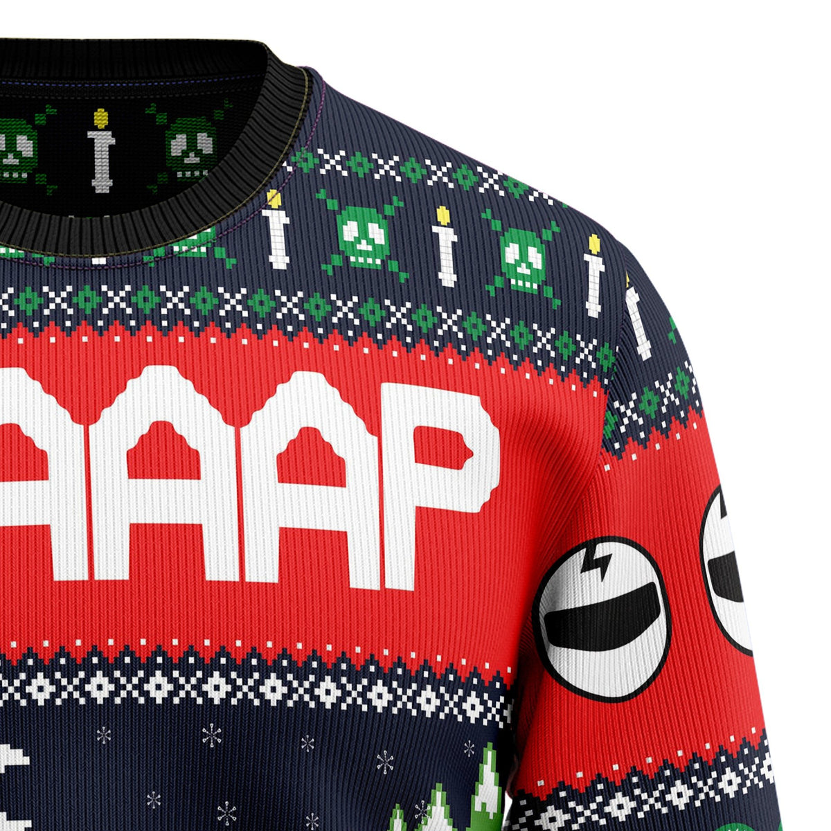 Motorbike Braaap 3D Christmas Sweater - Holiday Gift product image 3