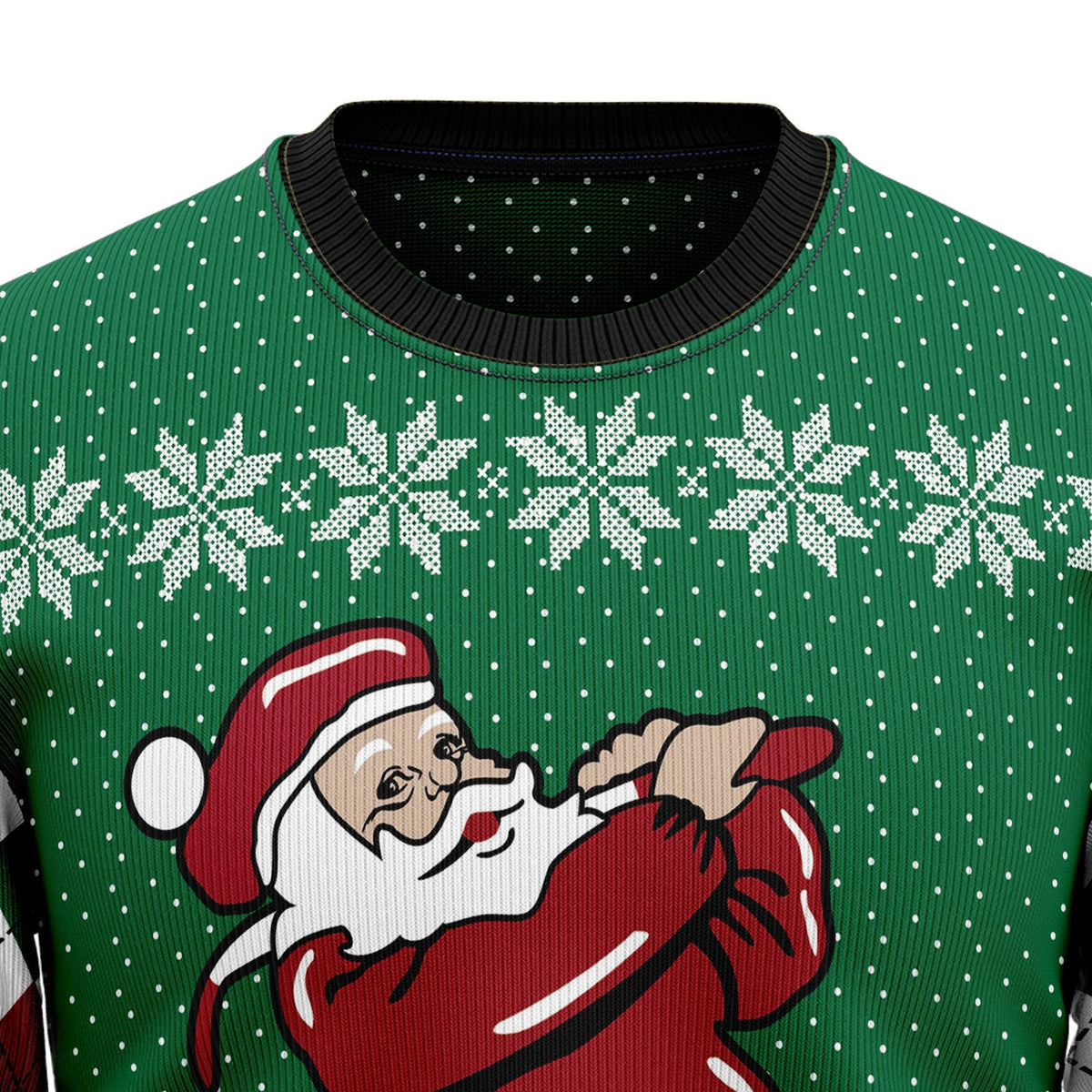 Golfer Santa 3D Christmas Sweater - Holiday Gift product image 2
