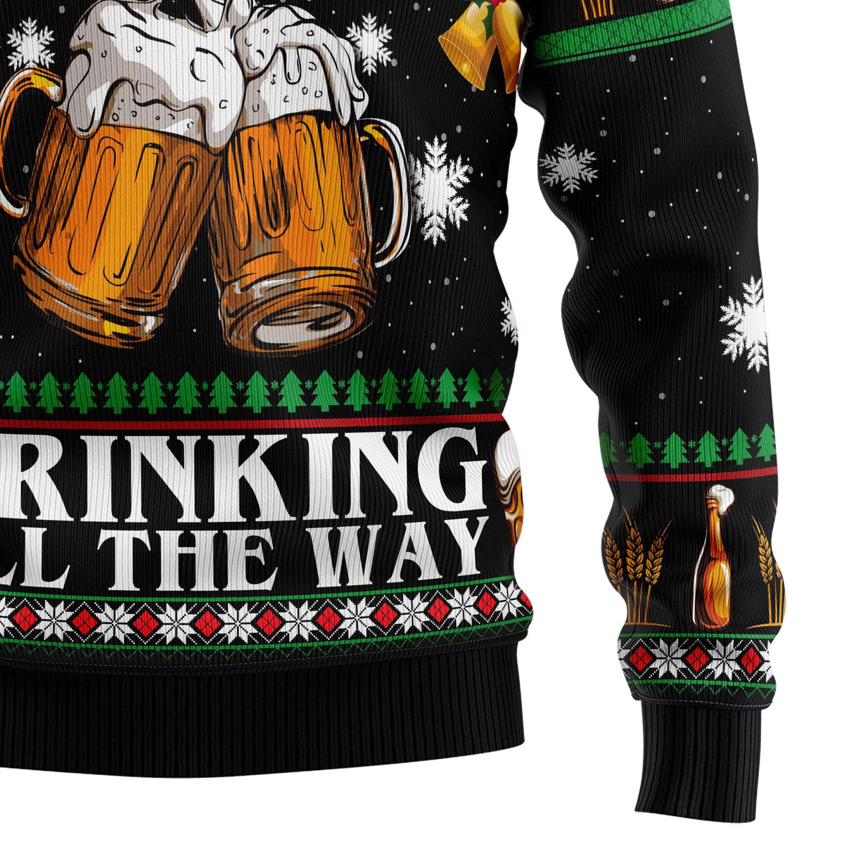 Drinker bell 3D Christmas Sweater - Holiday Gift product image 4