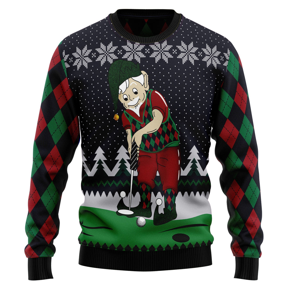 Golf lover 3D Christmas Sweater - Holiday Gift product image