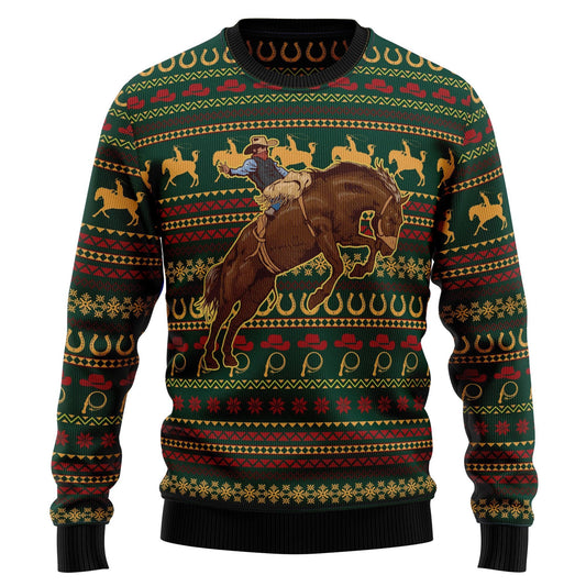 Amazing cowboy 3D Christmas Sweater - Holiday Gift product image