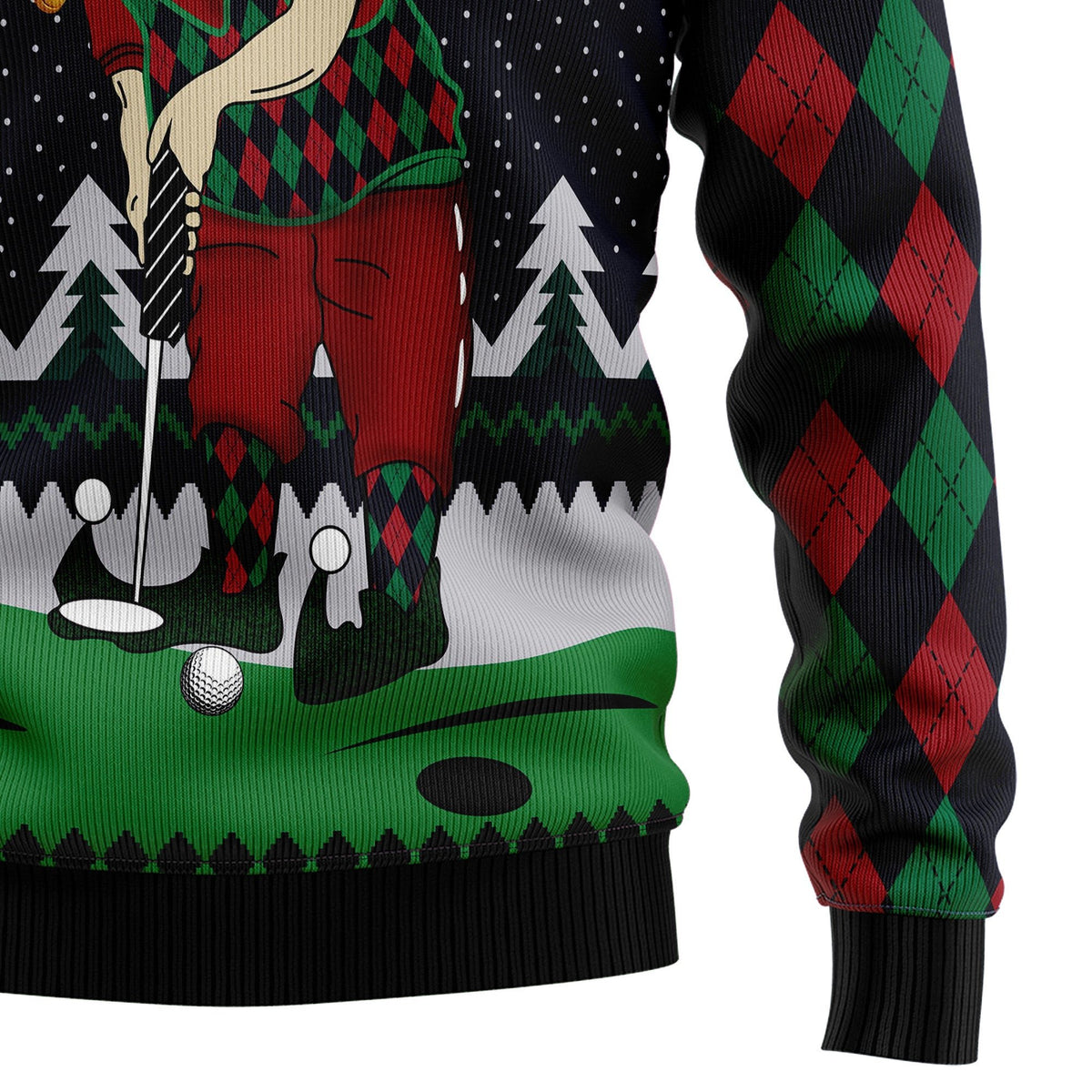 Golf lover 3D Christmas Sweater - Holiday Gift product image 4