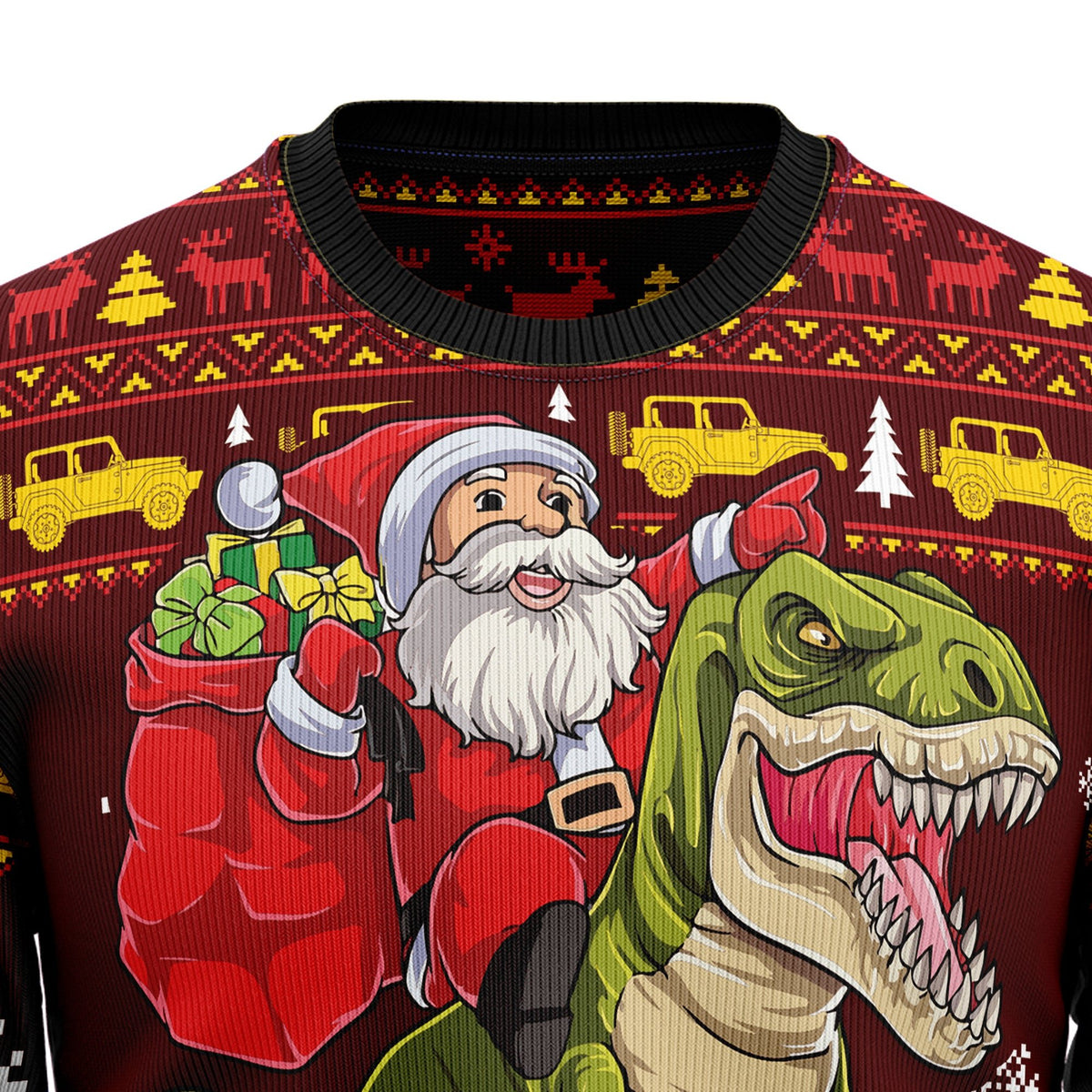 Santassic park 3D Christmas Sweater - Holiday Gift product image 2