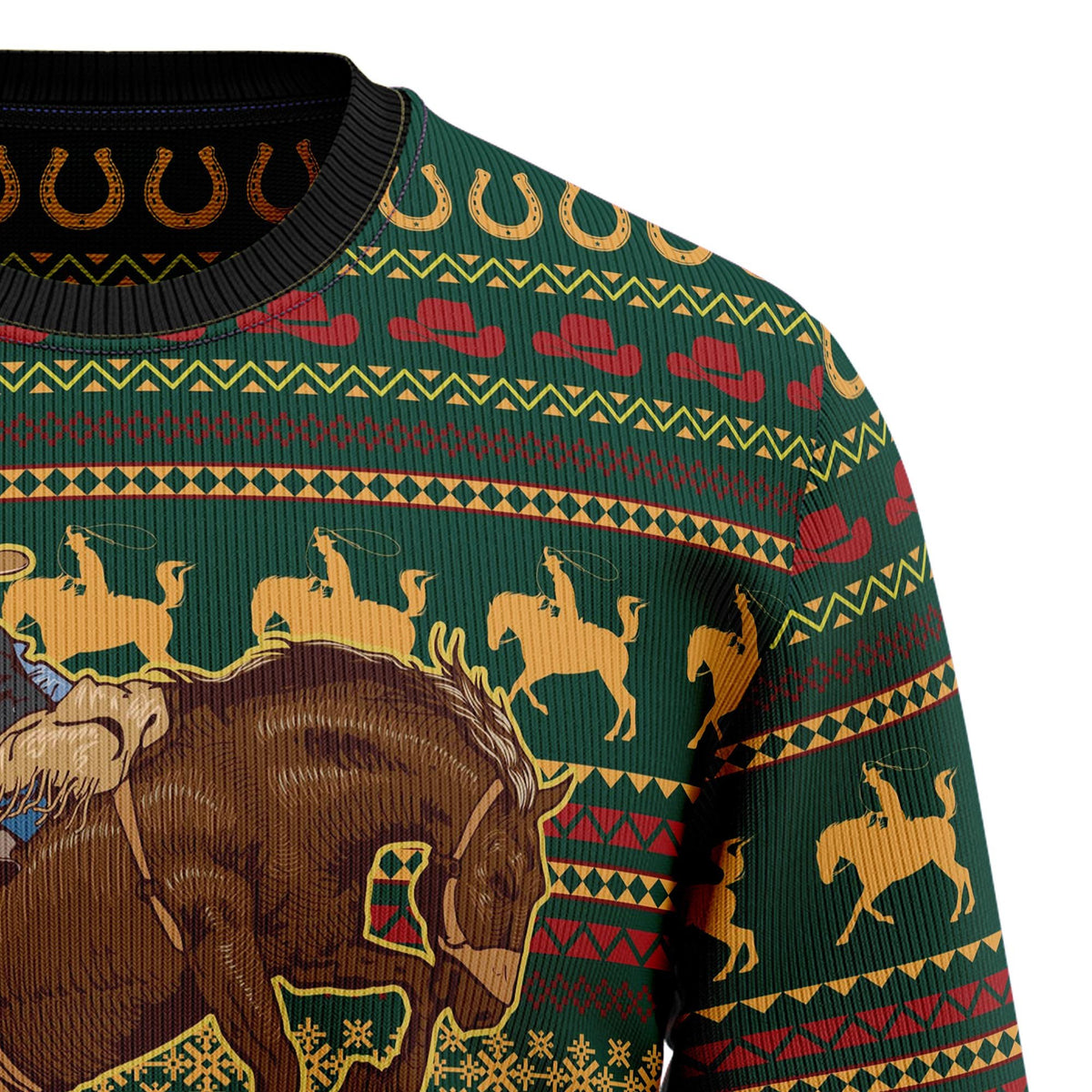 Amazing cowboy 3D Christmas Sweater - Holiday Gift product image 3