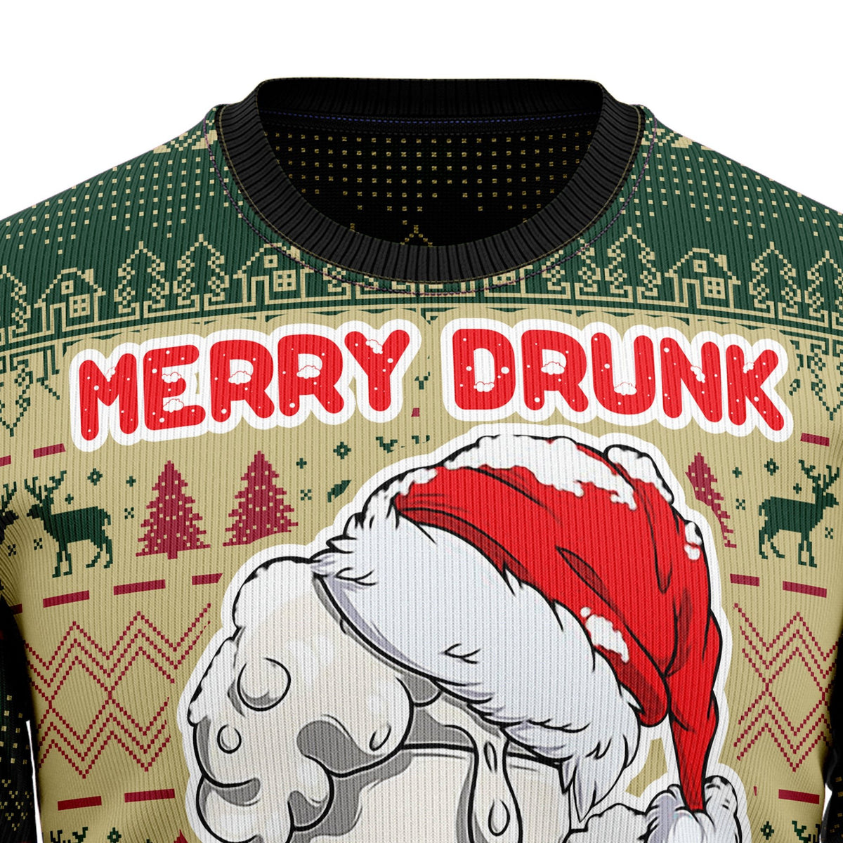 Merry drunk i’m 3D Christmas Sweater - Holiday Gift product image 2