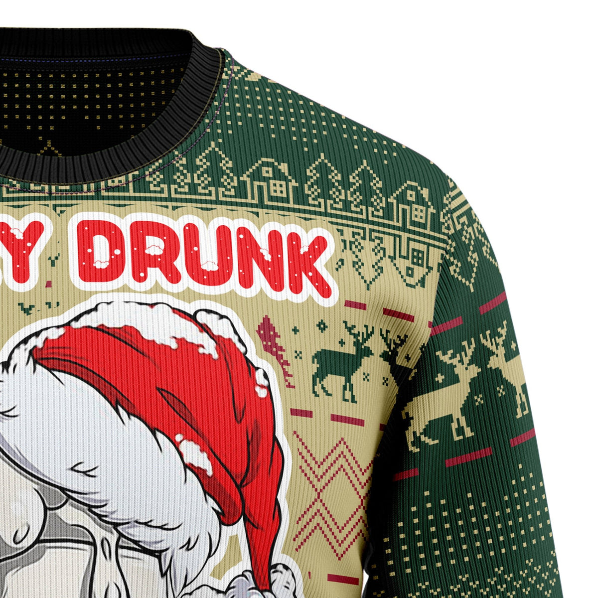 Merry drunk i’m 3D Christmas Sweater - Holiday Gift product image 3