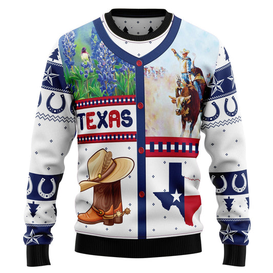 Awesome texas 3D Christmas Sweater - Holiday Gift product image