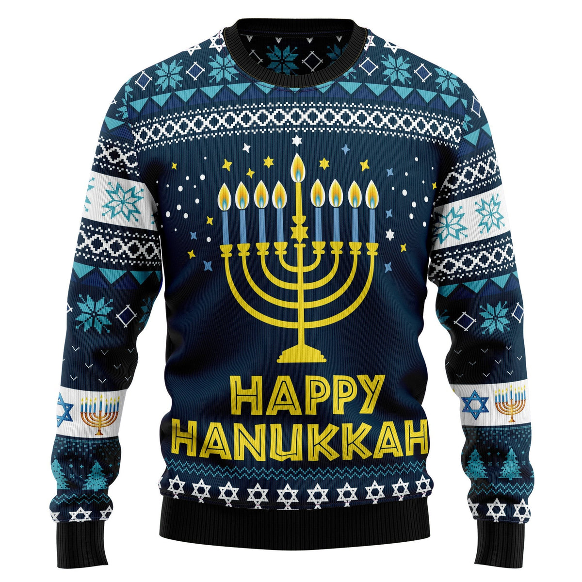 Happy hanukkah 3D Christmas Sweater - Holiday Gift product image