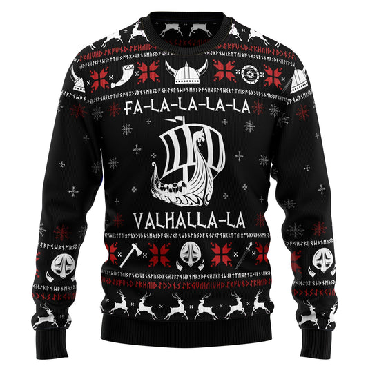 Valhalla Viking 3D Christmas Sweater - Holiday Gift product image