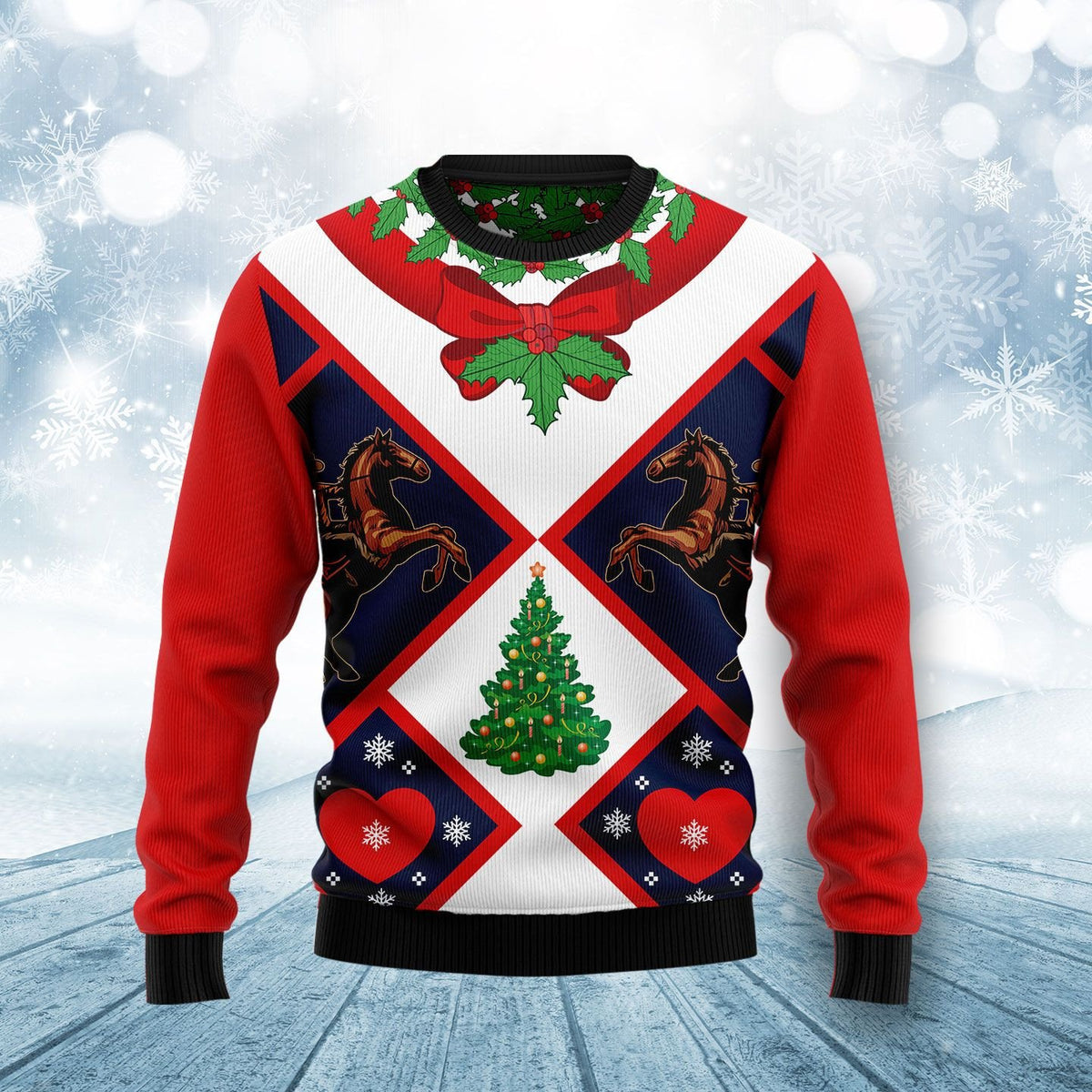 Cowboy 3D Christmas Sweater - Holiday Gift product image
