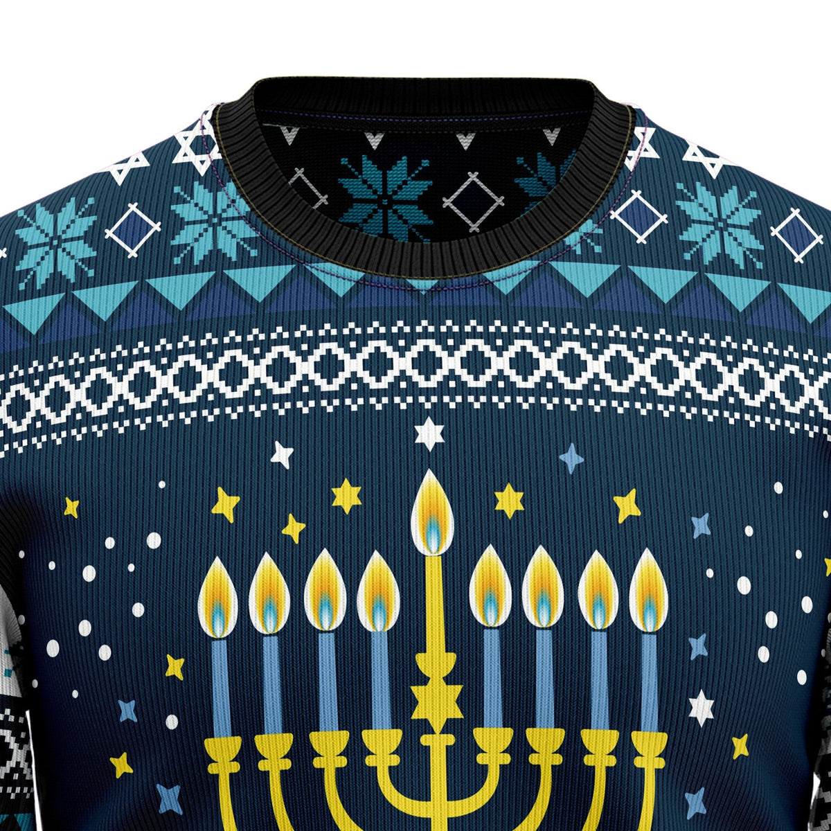 Happy hanukkah 3D Christmas Sweater - Holiday Gift product image 2