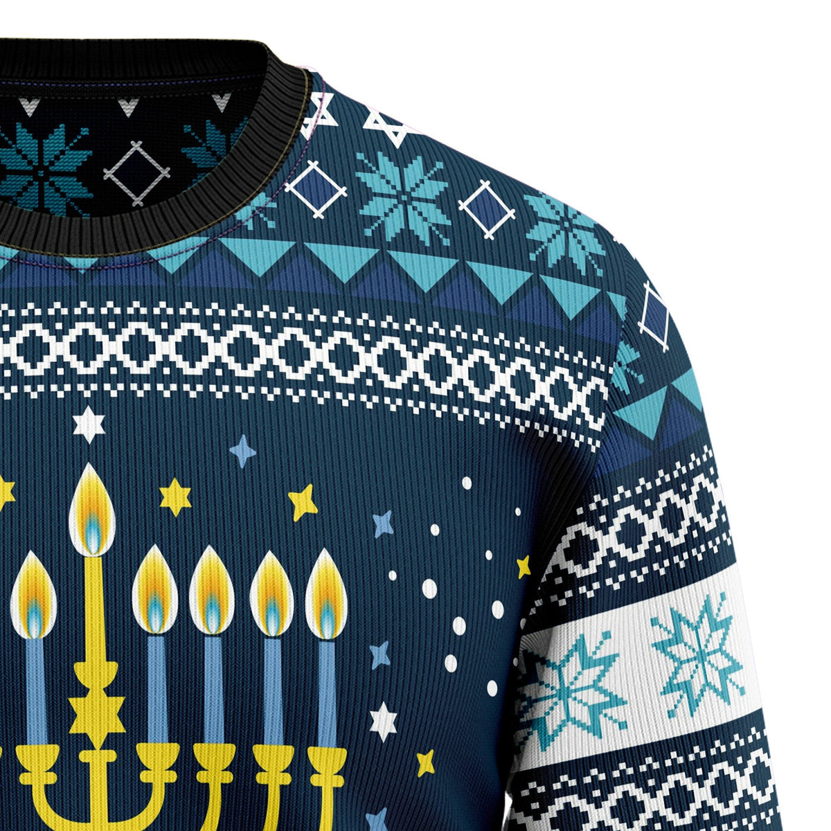 Happy hanukkah 3D Christmas Sweater - Holiday Gift product image 3