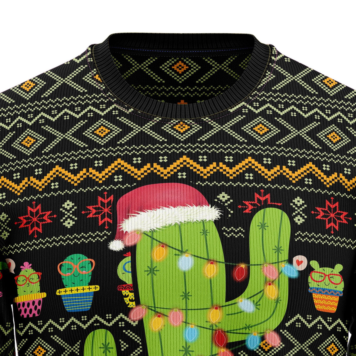 Cactus Xmas 3D Christmas Sweater - Holiday Gift product image 2
