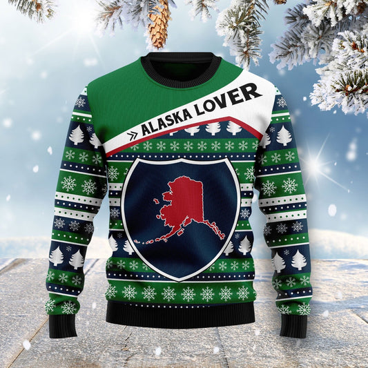 Alaska lover 3D Christmas Sweater - Holiday Gift product image
