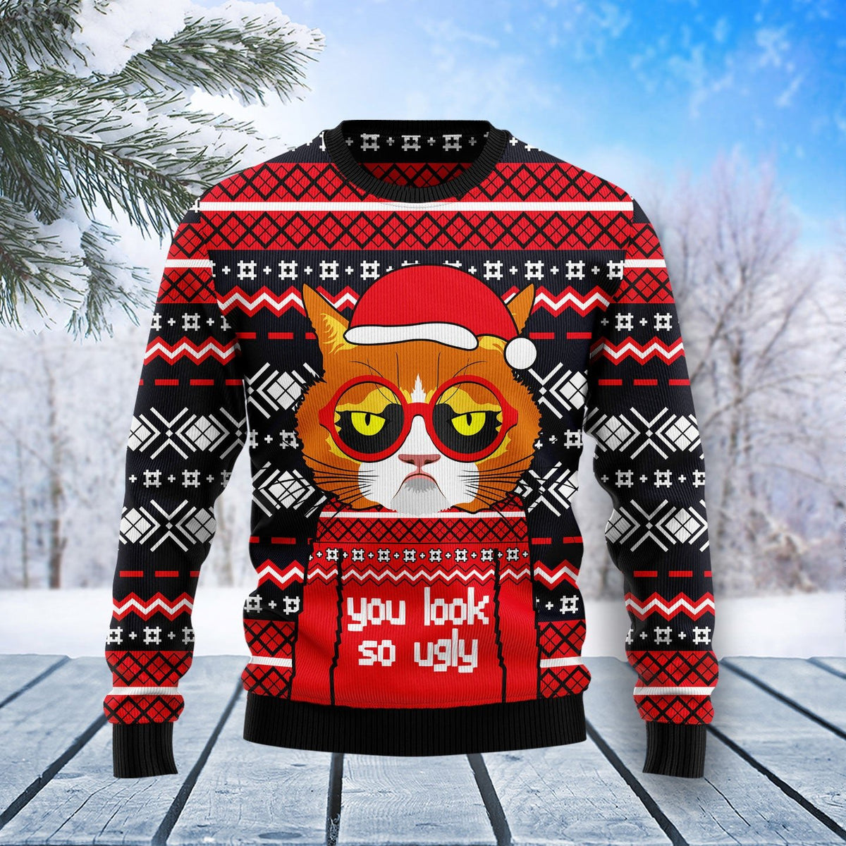 Love Llama 3D Christmas Sweater - Holiday Gift product image 4