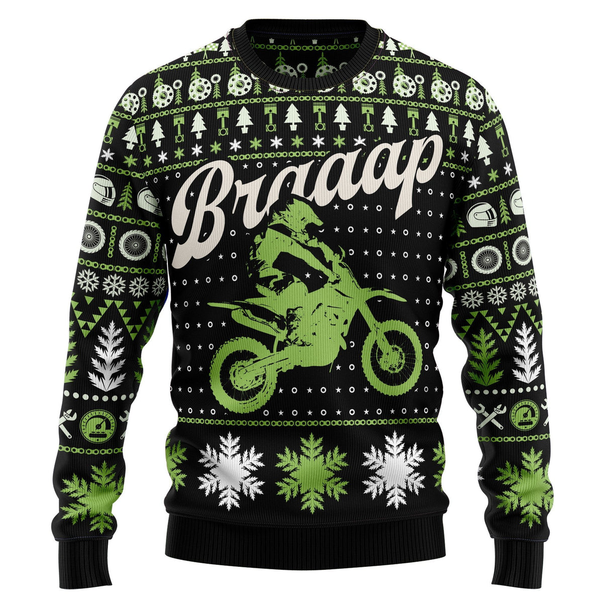 Braaap moto 3D Christmas Sweater - Holiday Gift product image