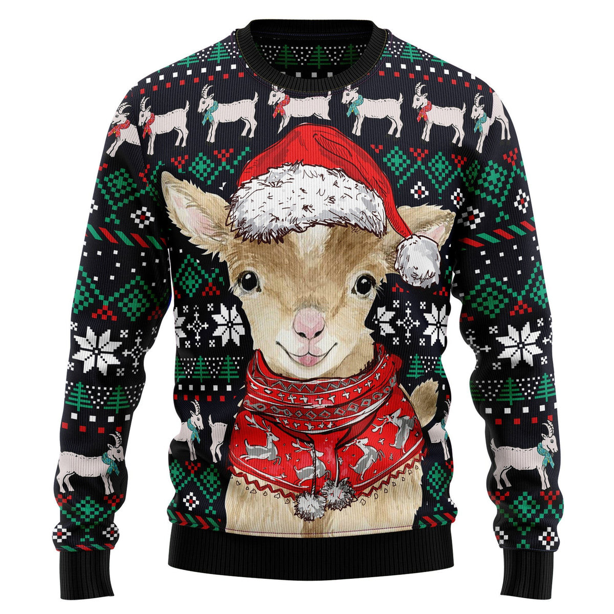 Goat 3D Christmas Sweater - Holiday Gift product image