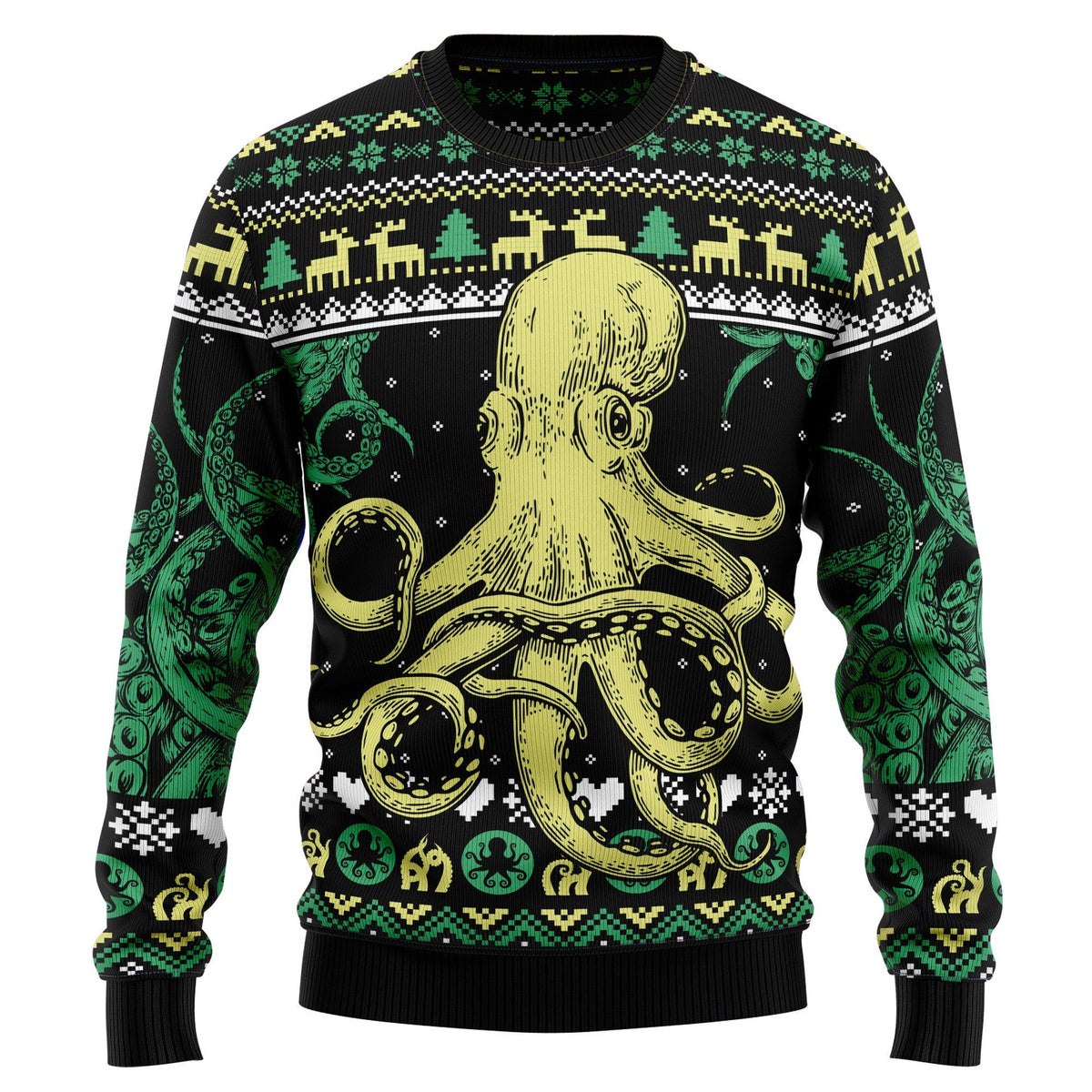 Octopus 3D Christmas Sweater - Holiday Gift product image