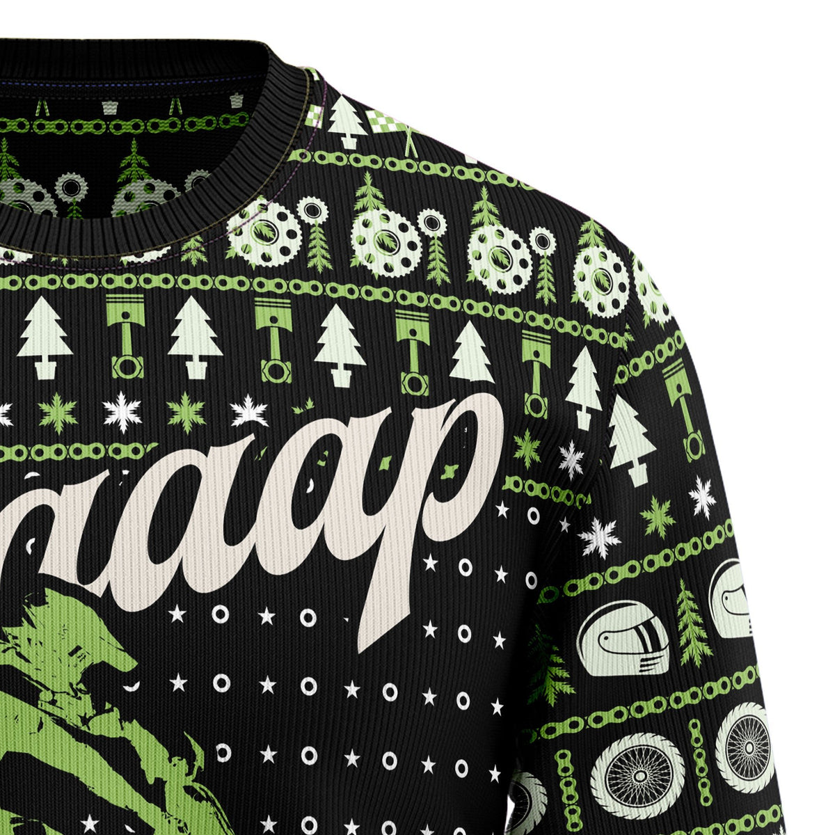 Braaap moto 3D Christmas Sweater - Holiday Gift product image 3