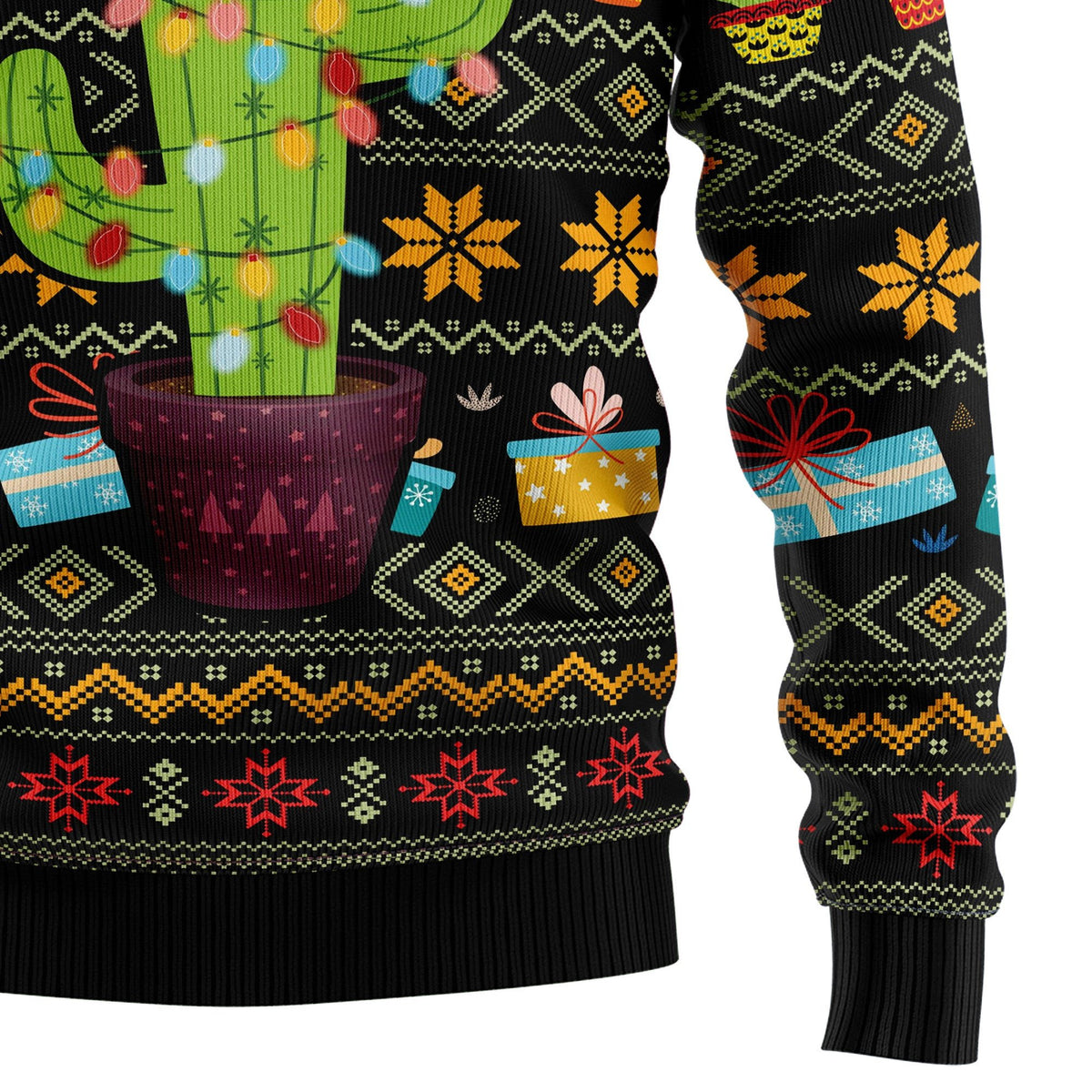 Cactus Xmas 3D Christmas Sweater - Holiday Gift product image 4