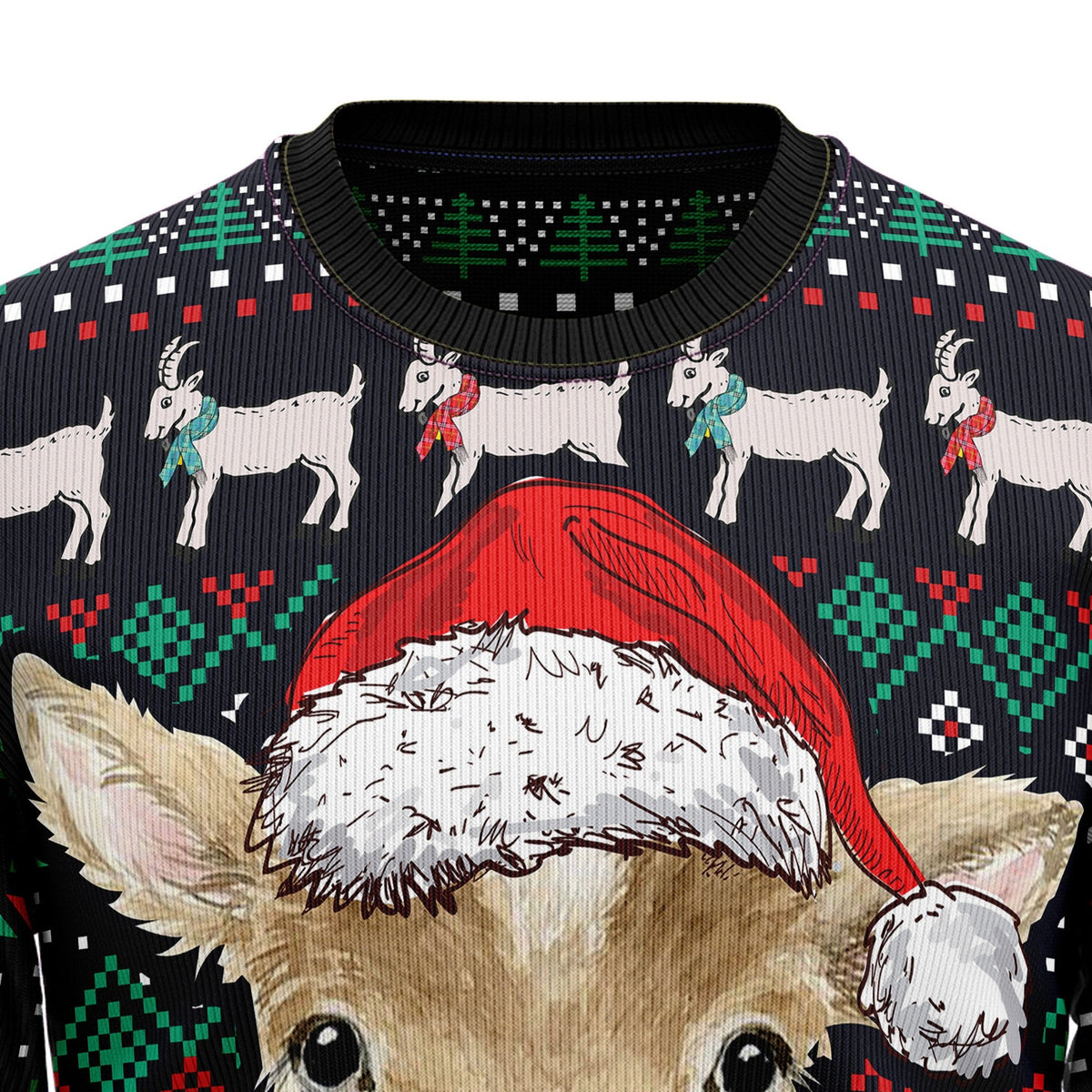 Goat 3D Christmas Sweater - Holiday Gift product image 2